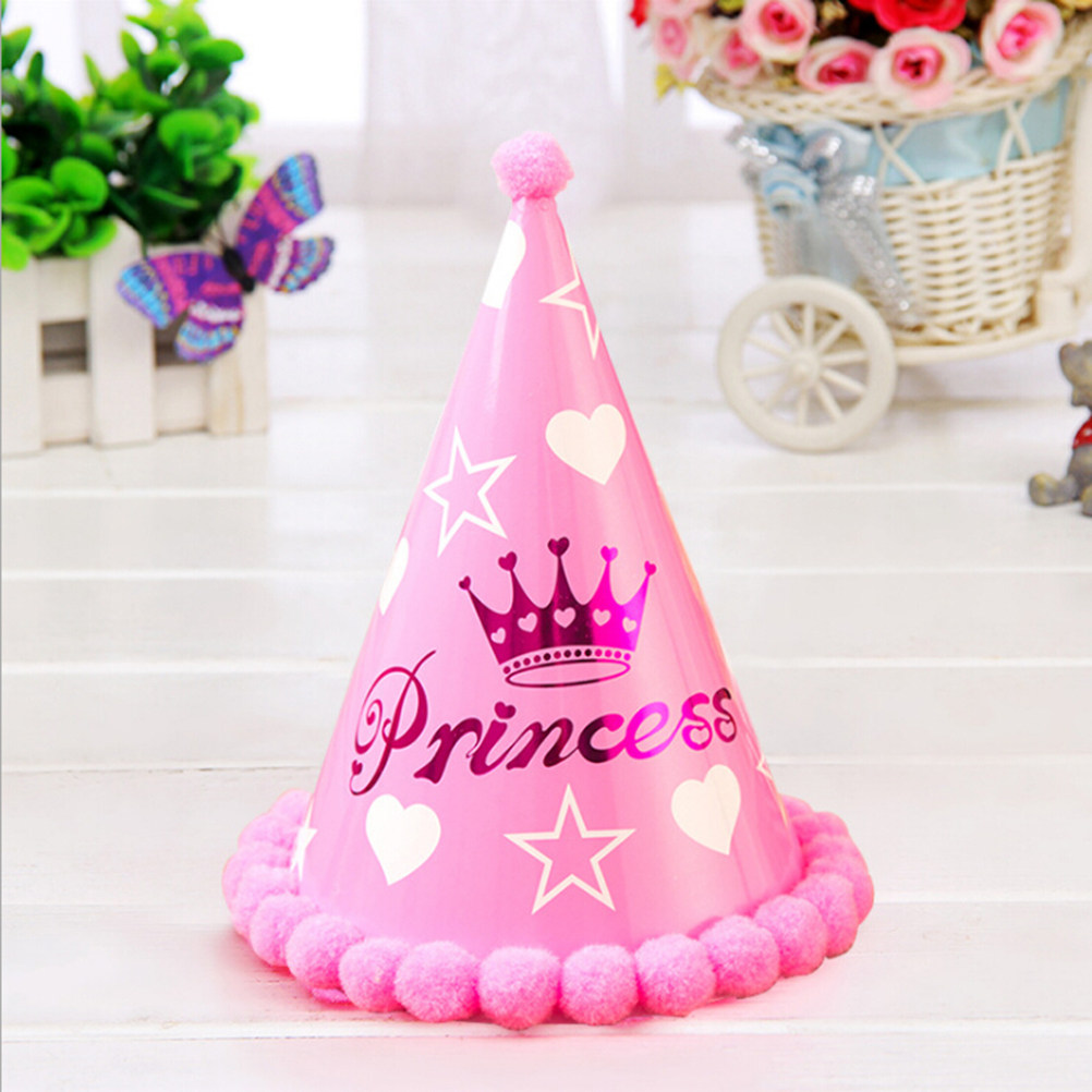 Party Hat Cone - 12 Adet Doğum Günü Şapkası, Parti