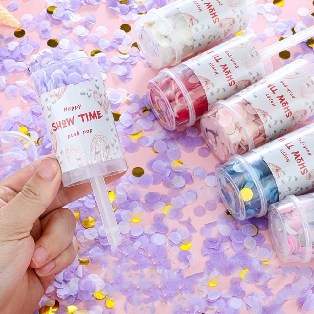 Confetti Cannon Tube - 1 adet gelin duş renkli doğum