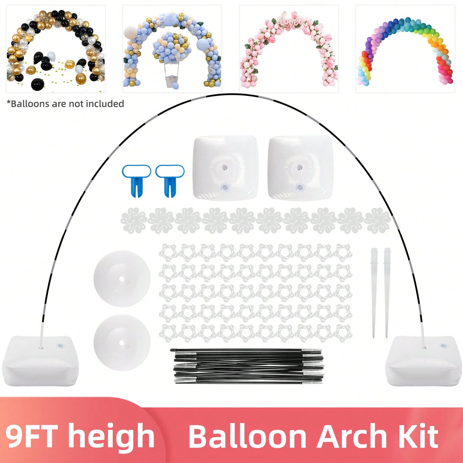 Balloon Arch Kit - 1 Takım Balon Kemeri Standı Kiti,