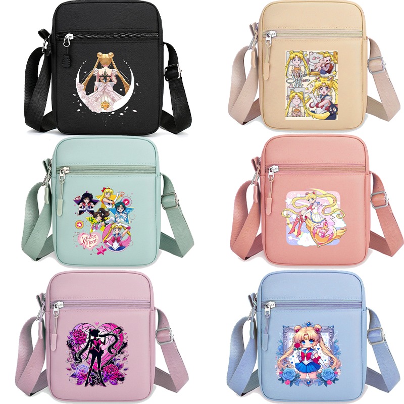 Party Favor Bag - Sailor Moon Omuz Çantası Unisex Sevimli