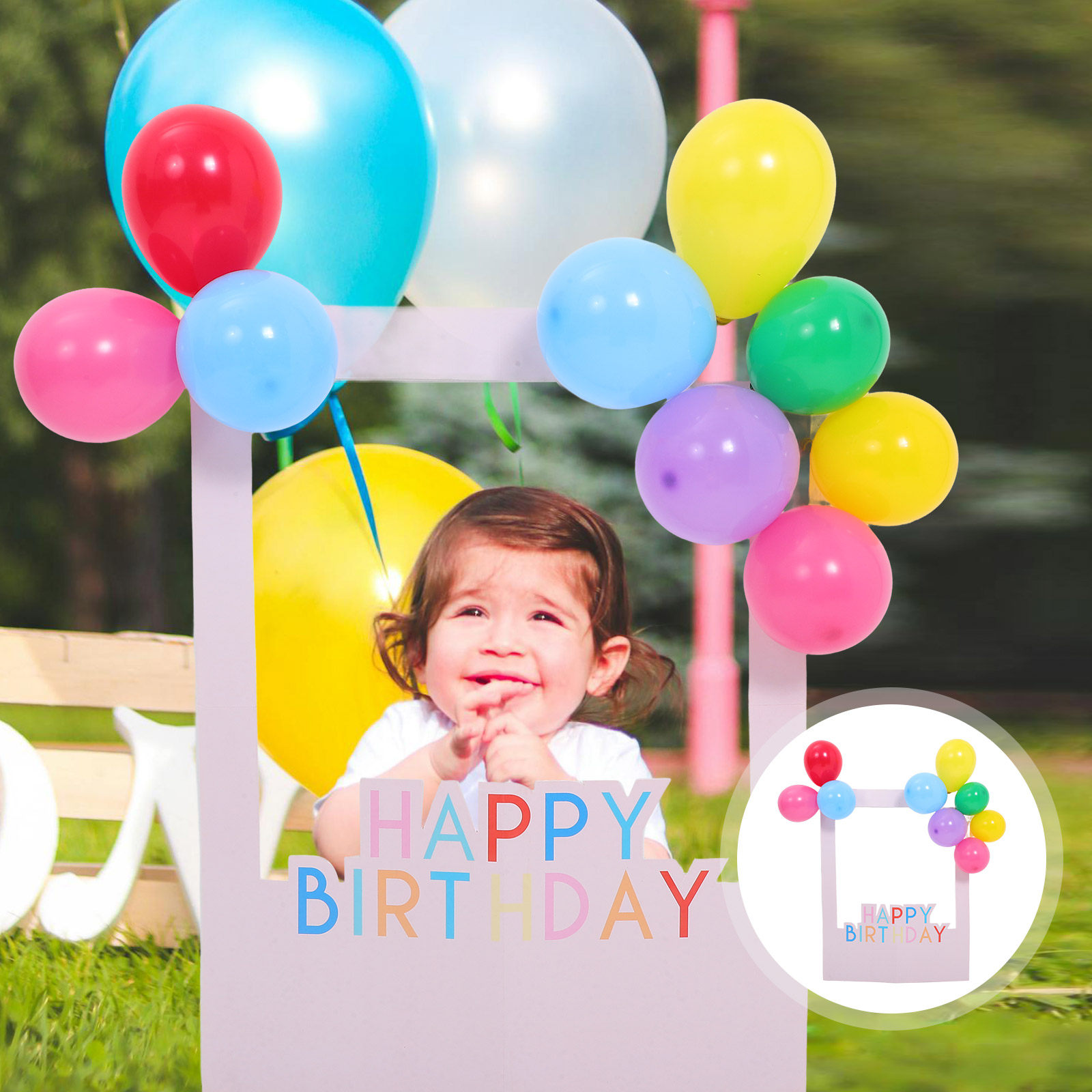 Photo Booth Frame - 1 Set Doğum Günü Fotoğraf Kabini