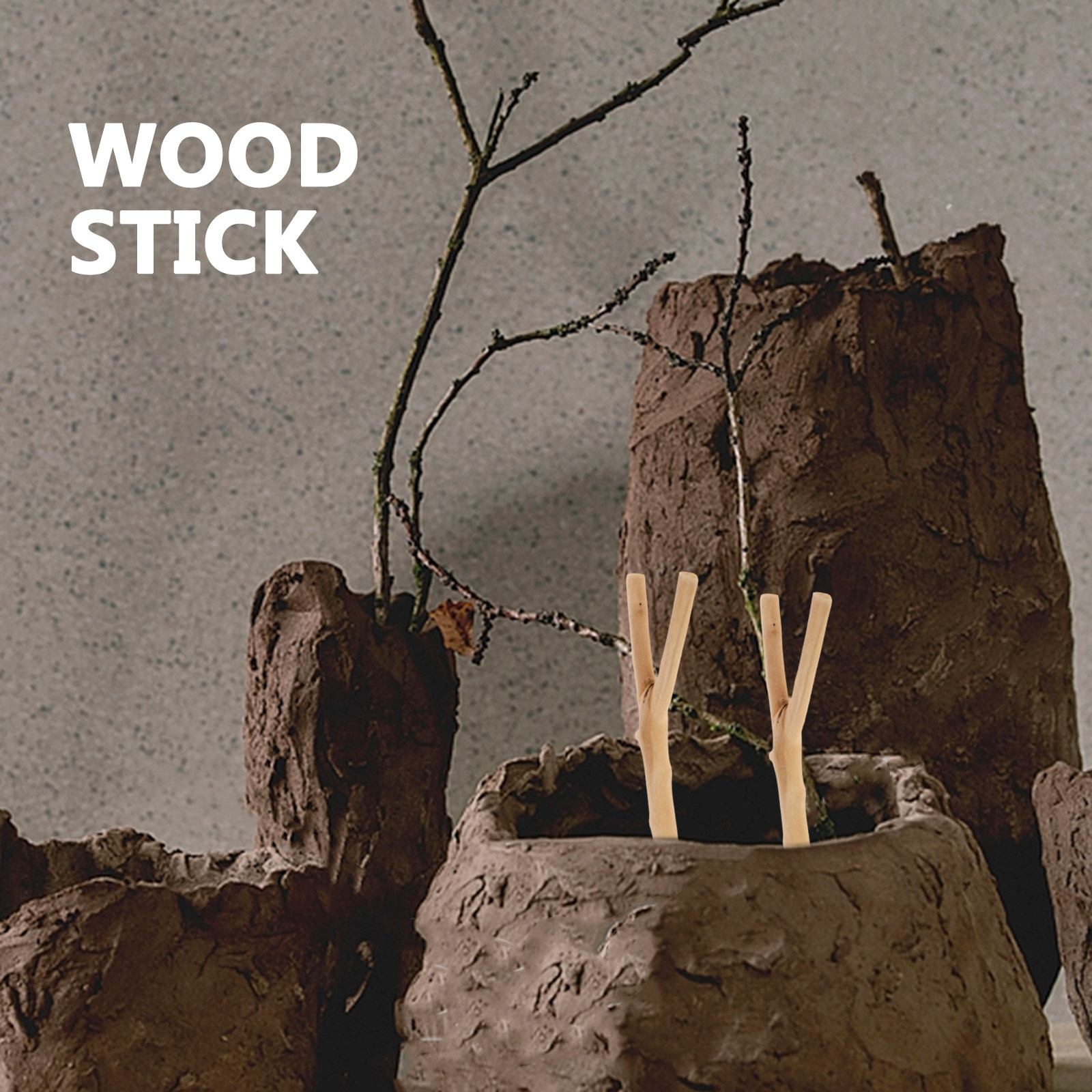 Centerpiece Stick - Eşsiz Ahşap Parçalar, Vazo Süslemesi, Kendin