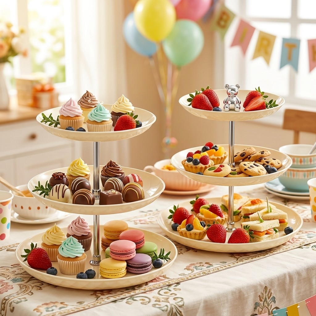 2/3 Katmanlı Plastik Kek Stand - Cupcake Stand Tier incelemesi ve fiyatı