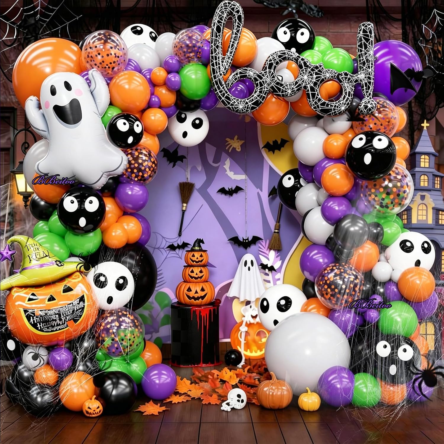 184 Parça Cadılar Bayramı Balo - Balloon Arch Kit incelemesi ve fiyatı