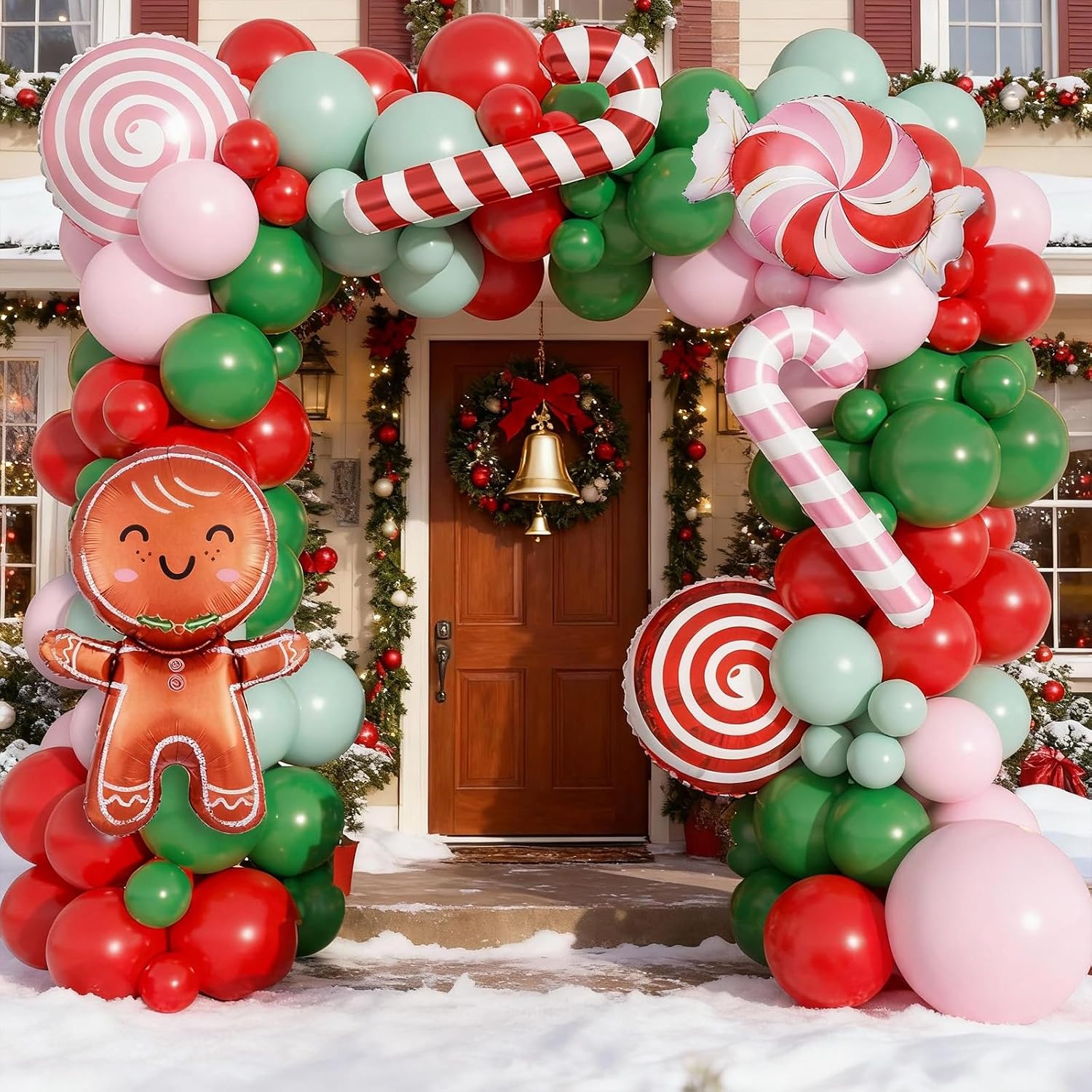 Noel Balonlu Çelenk Seti, 115  - Balloon Arch Kit incelemesi ve fiyatı