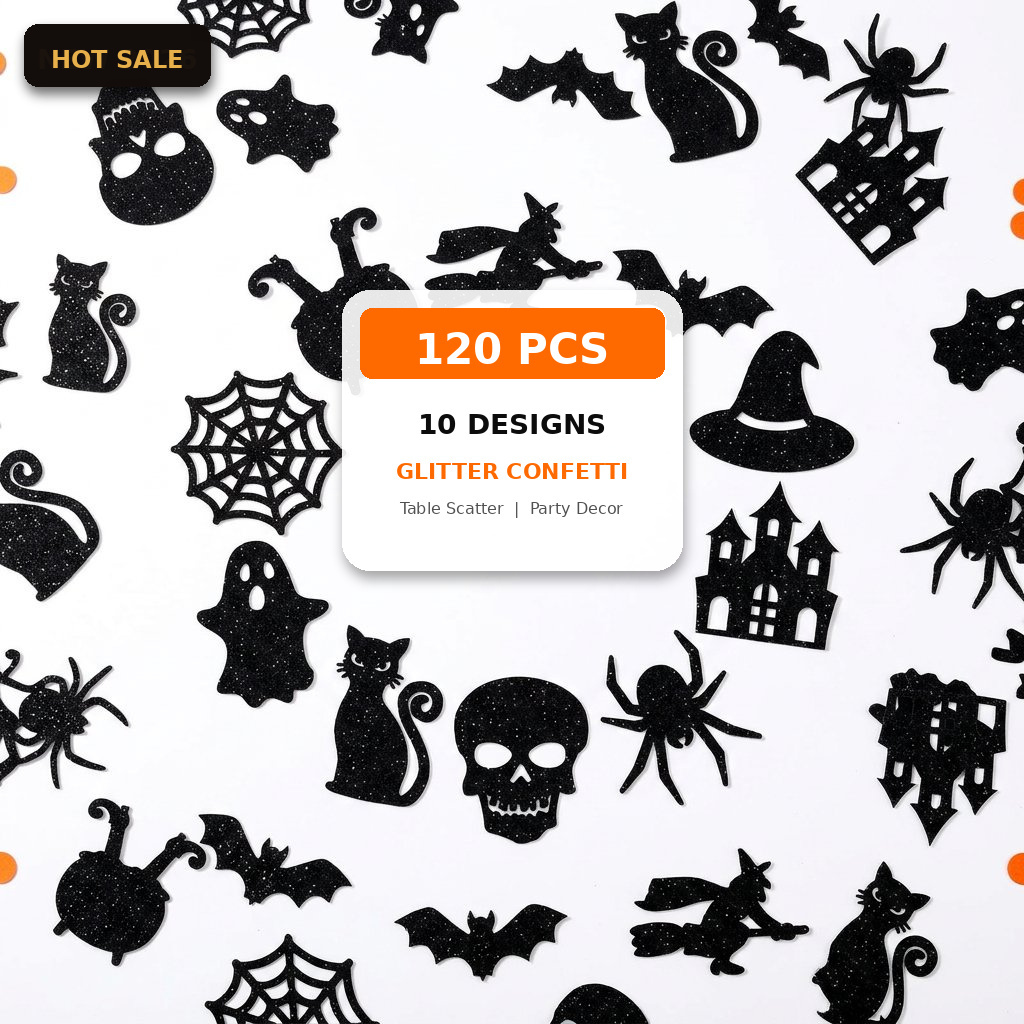 Cadılar Bayramı Konfeti 120 Ad - Papercraft Supply Confetti incelemesi ve fiyatı