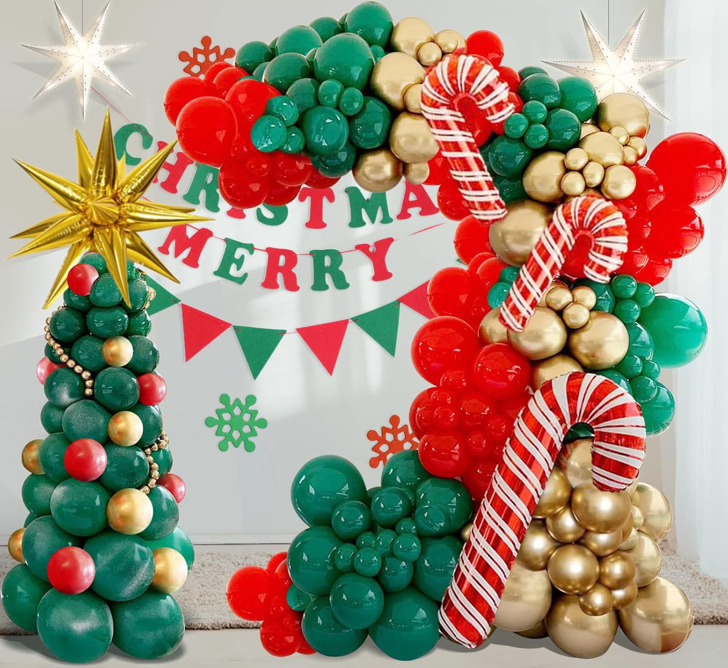 Noel Partisi Süslemeleri için  - Balloon Arch Kit incelemesi ve fiyatı